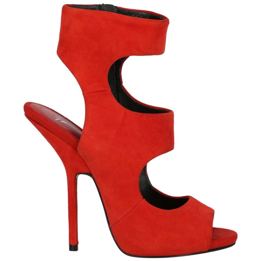 Giuseppe Zanotti Women Sandals Red Leather EU 37